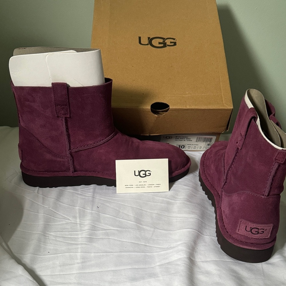 UGG Classic Mini Plum Boots